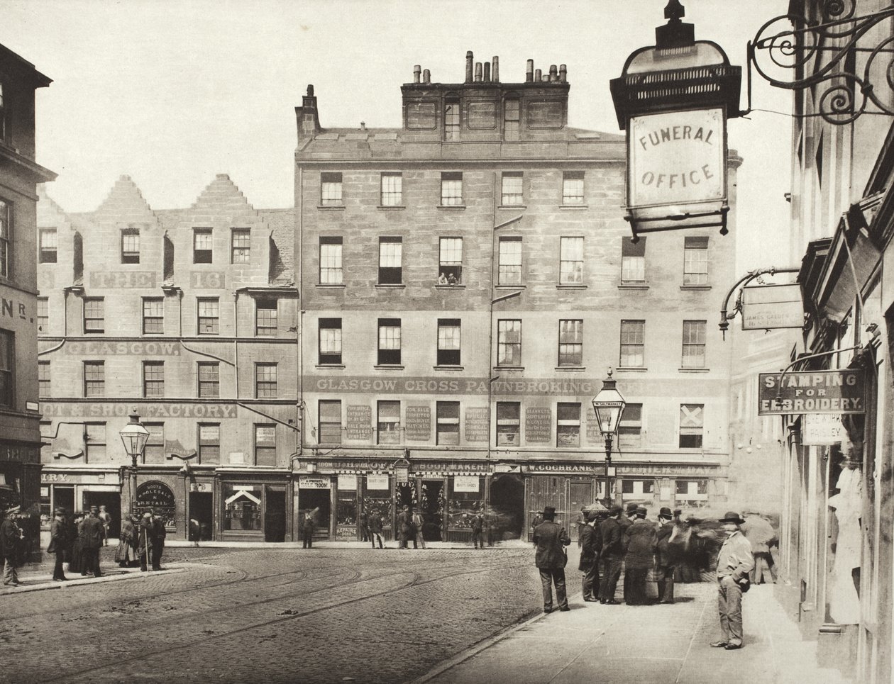 Saltmarket z London Street (č. 50) od Thomas Annan