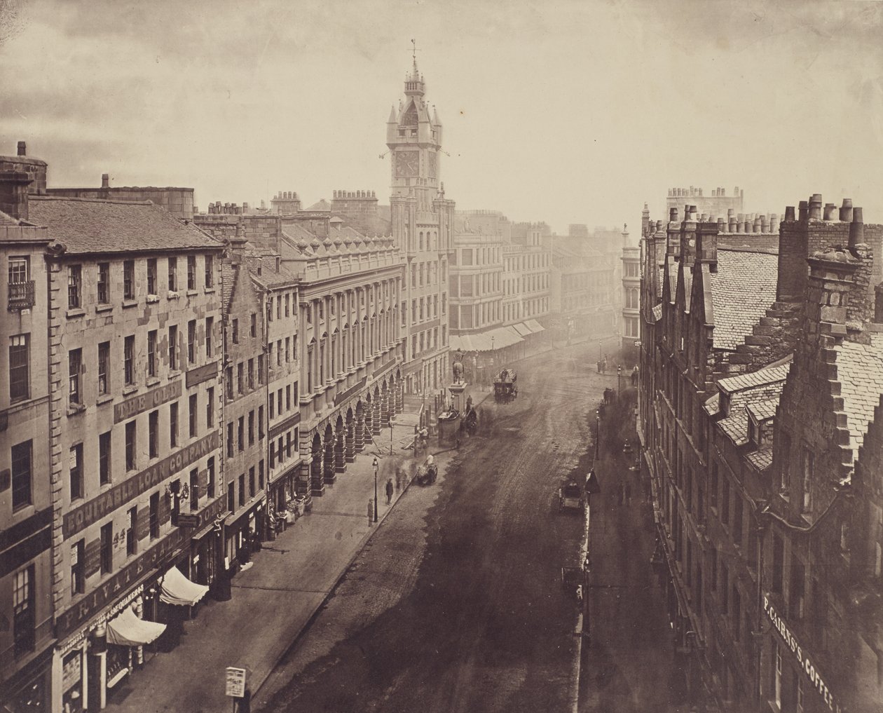 Trongate, od Tron Steeple. od Thomas Annan