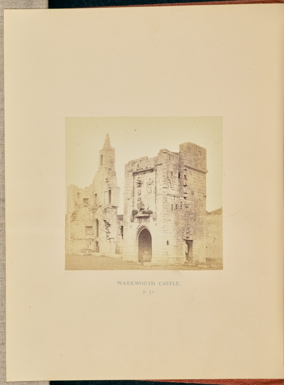 Hrad Warkworth od Thomas Annan