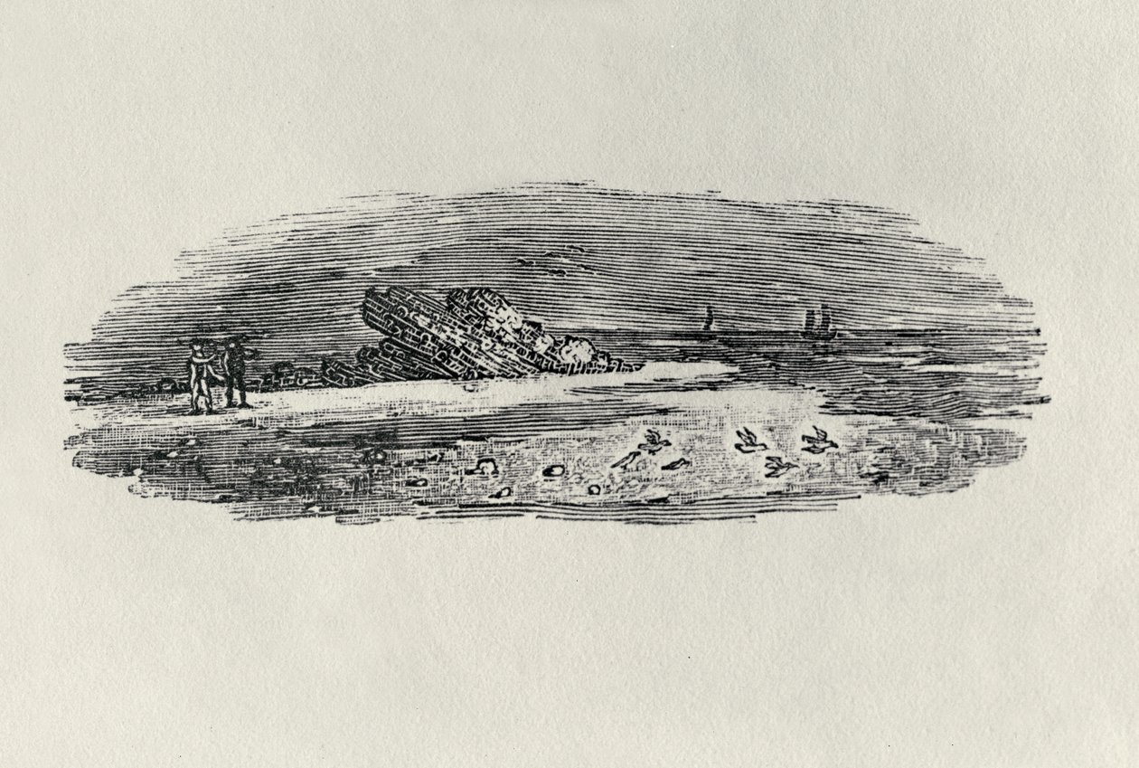 Rocks with Coastal Shipping, c. 1801, z 