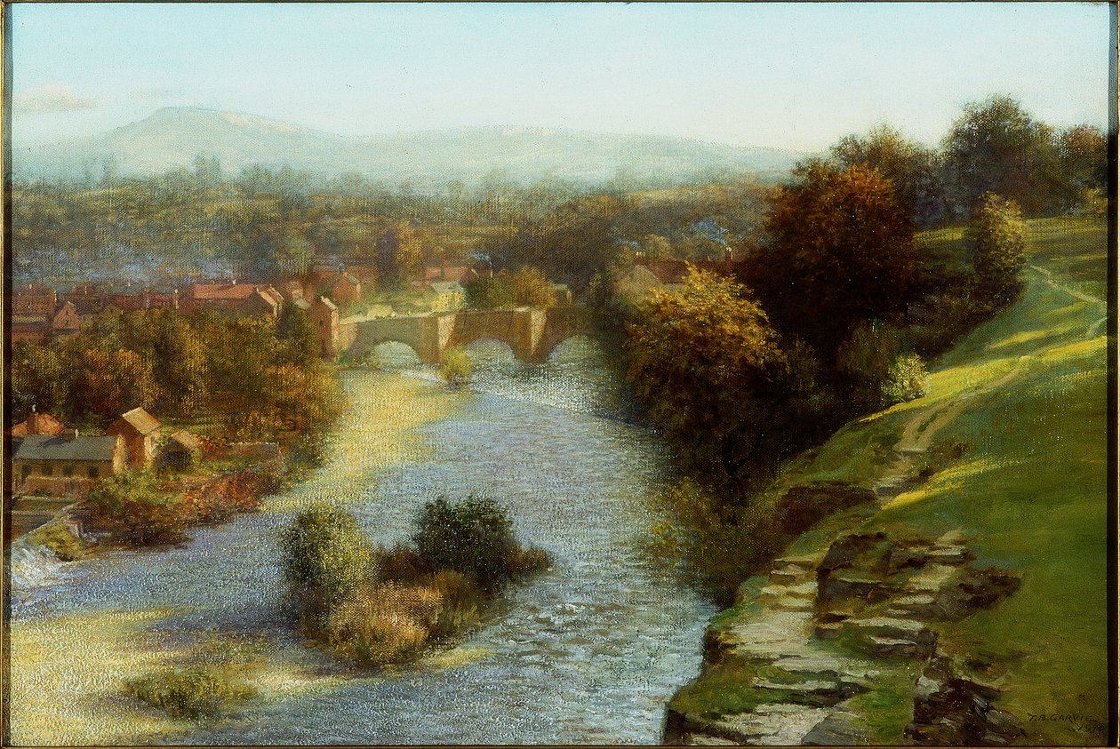 Říjnová povodeň, Ludlow, Shropshire, 1930 od Thomas Bowman Garvie