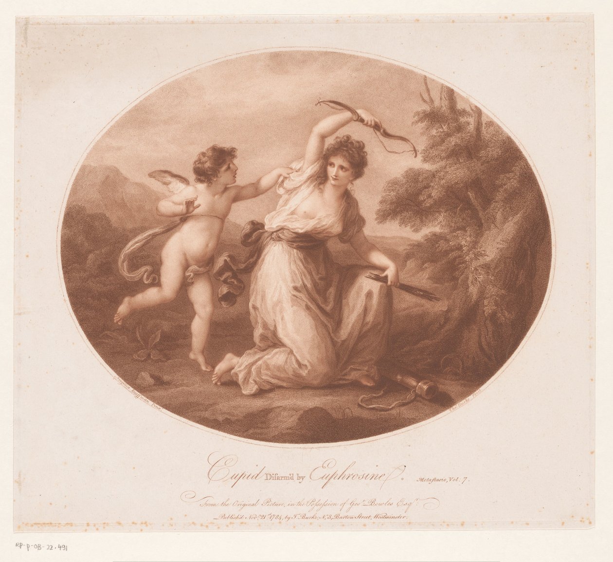 Cupido ontwapend dveře Euphrosyne Cupid Disarm