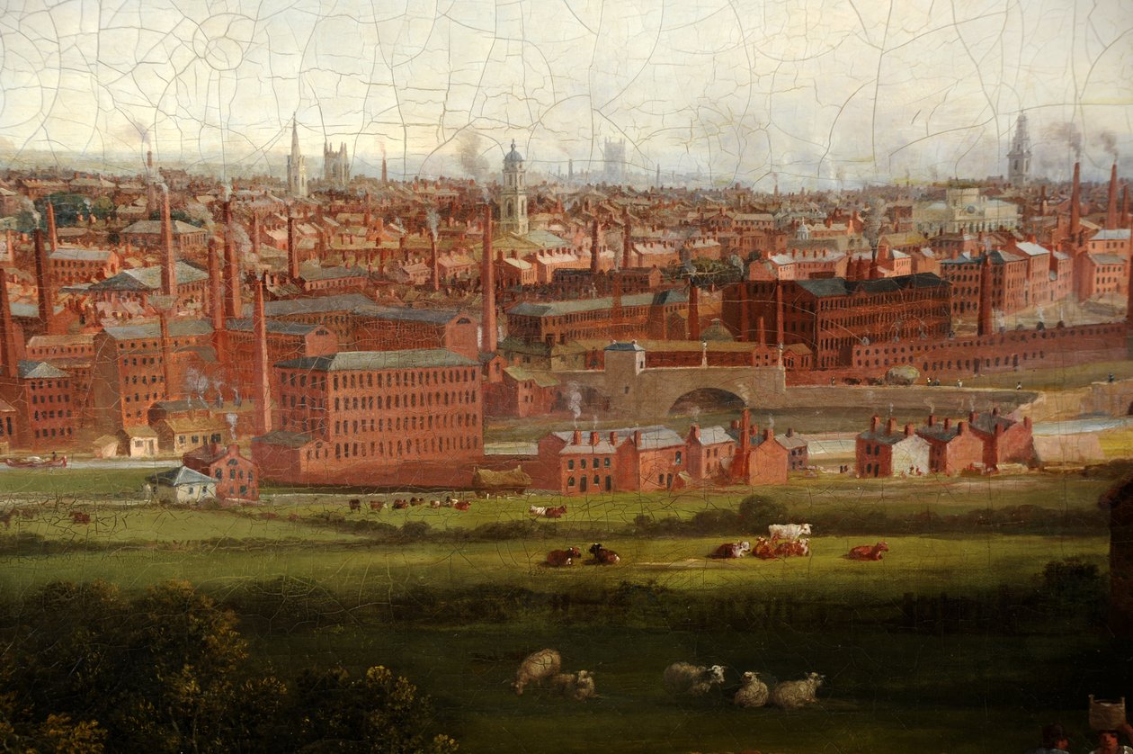 Pohled na Leeds od Thomas Burras