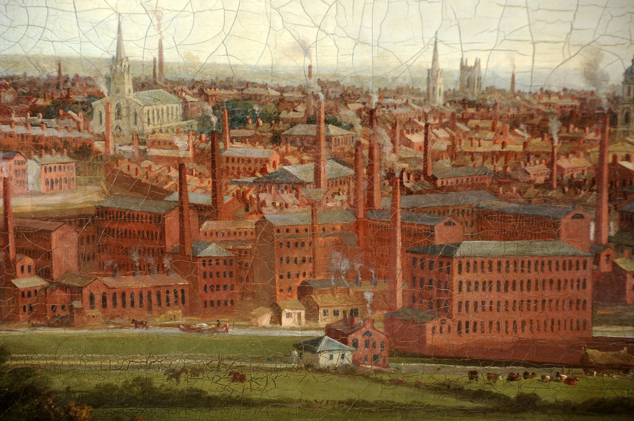 Pohled na Leeds od Thomas Burras