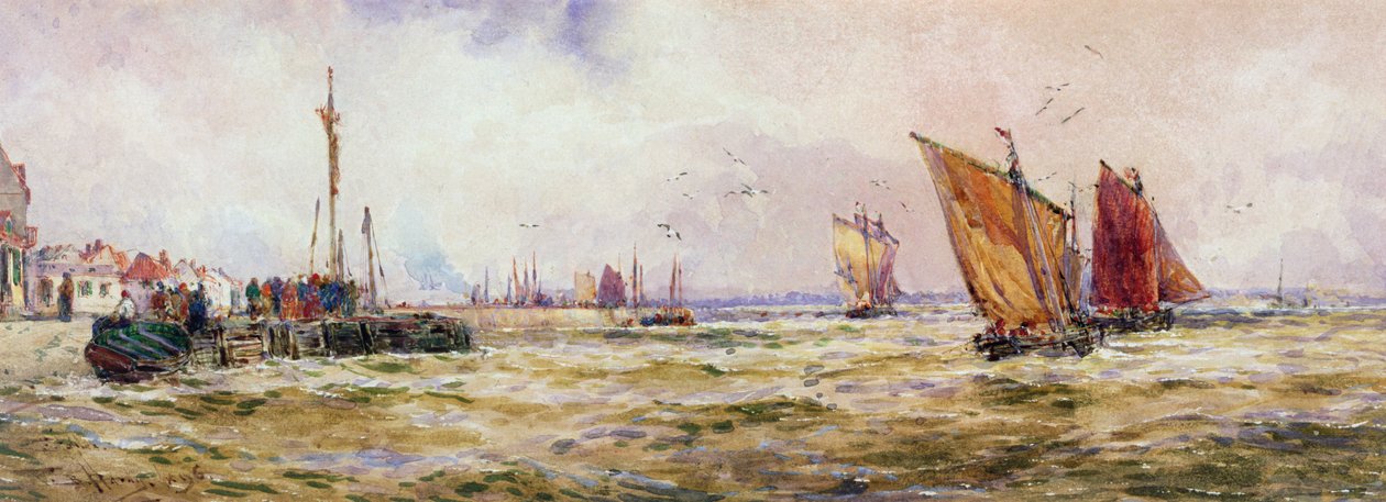 Přístav, 1896 od Thomas Bush Hardy