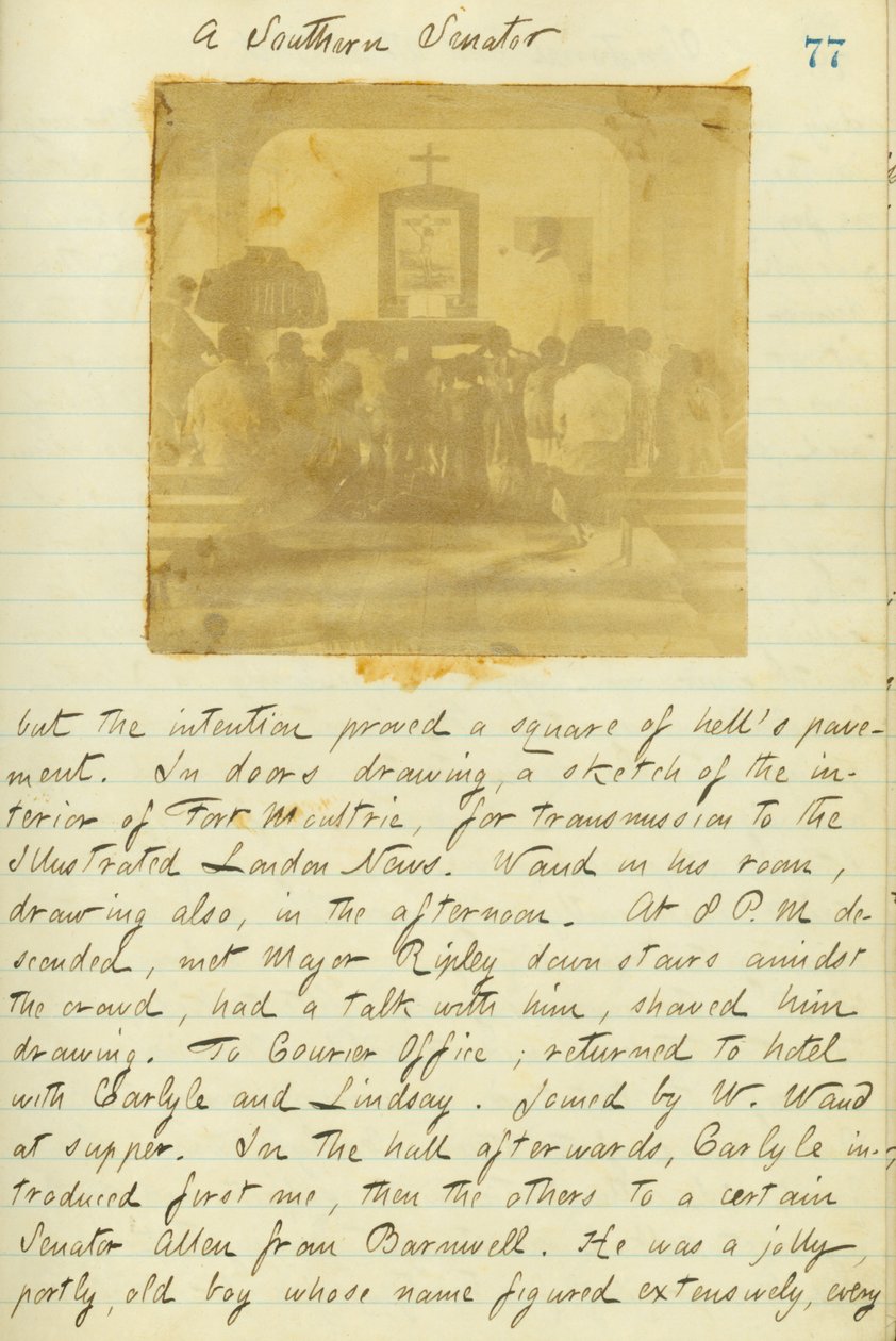 Thomas Butler Gunn Diaries- svazek 15, strana 87, 20. ledna 1861 od Thomas Butler Gunn