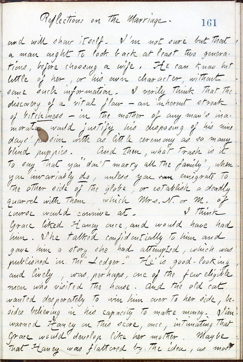 Thomas Butler Gunn Diaries- svazek 16, strana 183, 14. května 1861 od Thomas Butler Gunn