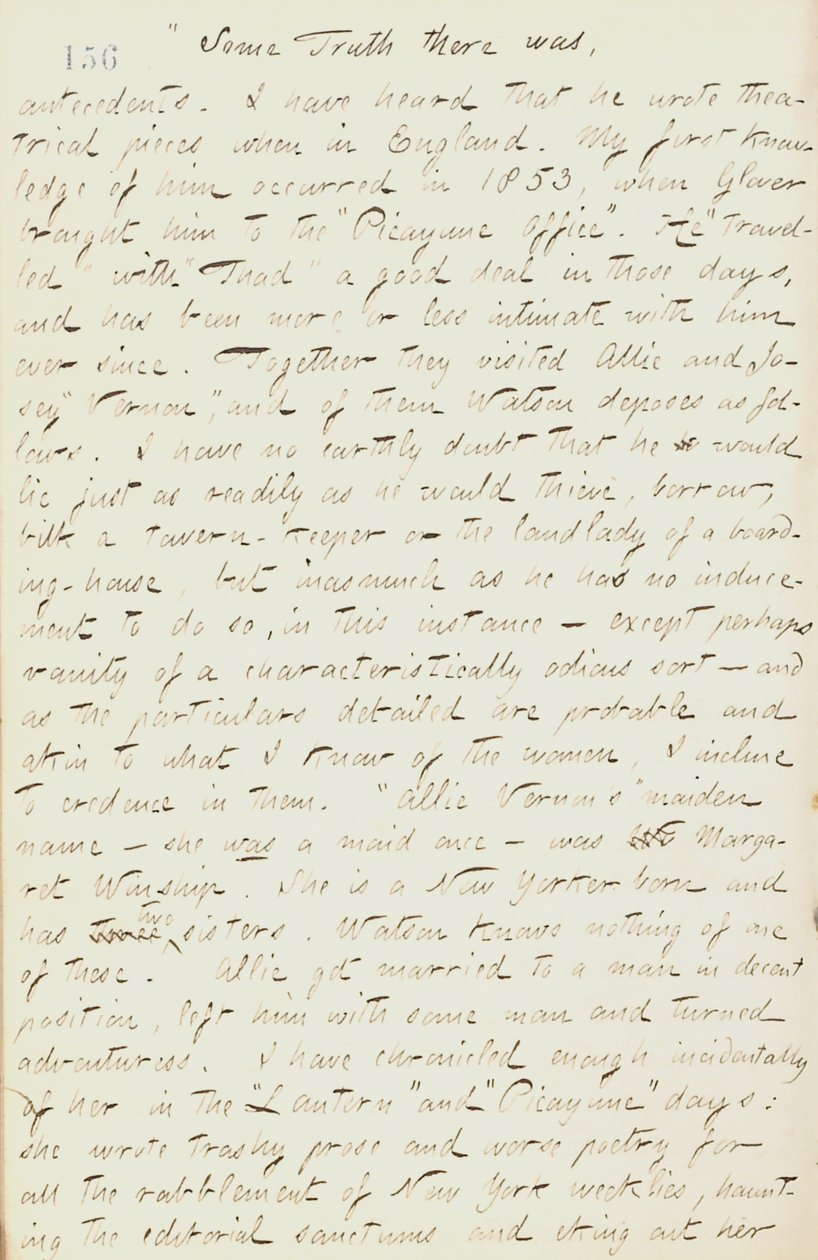 Thomas Butler Gunn Diaries- svazek 18, strana 172, 16. ledna 1862 od Thomas Butler Gunn