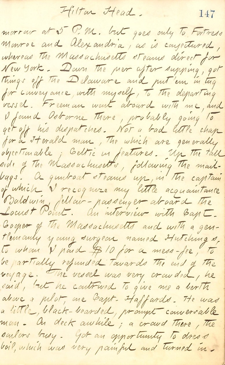 Thomas Butler Gunn Diaries- svazek 20, strana 161, 8. září 1862 od Thomas Butler Gunn
