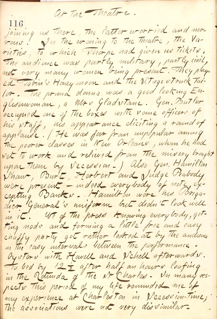 Thomas Butler Gunn Diaries- svazek 21, strana 127, 22. prosince 1862 od Thomas Butler Gunn
