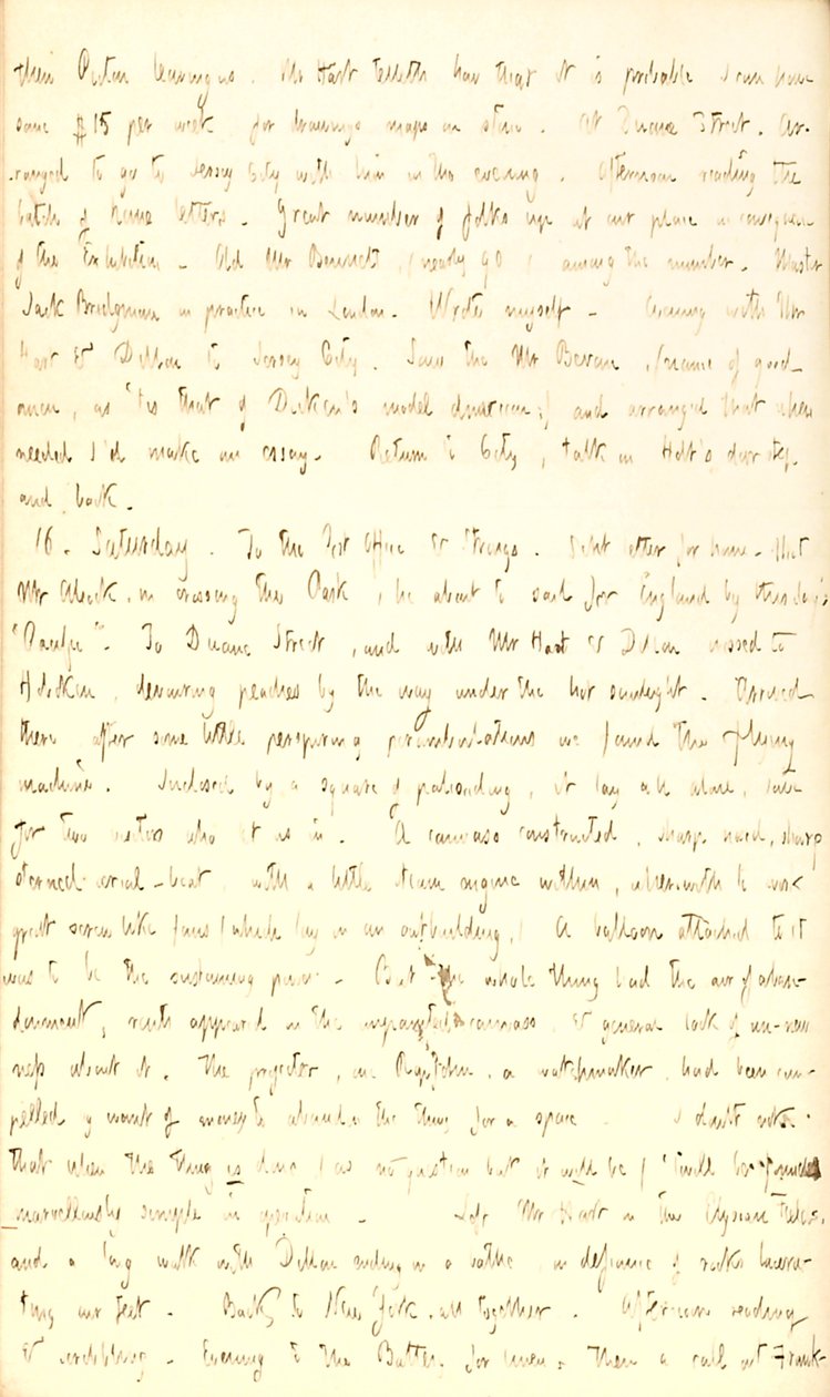Thomas Butler Gunn Diaries- svazek 2, strana 155, 15.- 16. srpna 1851 od Thomas Butler Gunn
