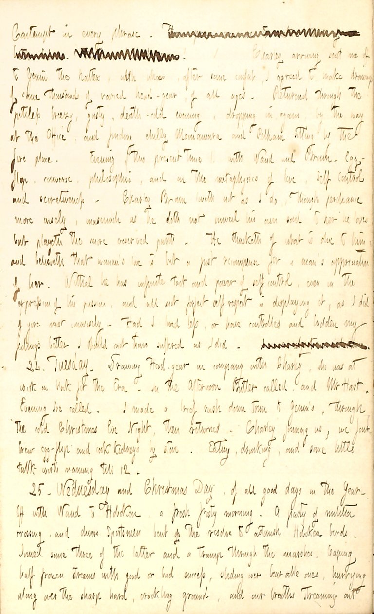 Thomas Butler Gunn Diaries- svazek 2, strana 27, 23. – 25. Prosince 1850 od Thomas Butler Gunn