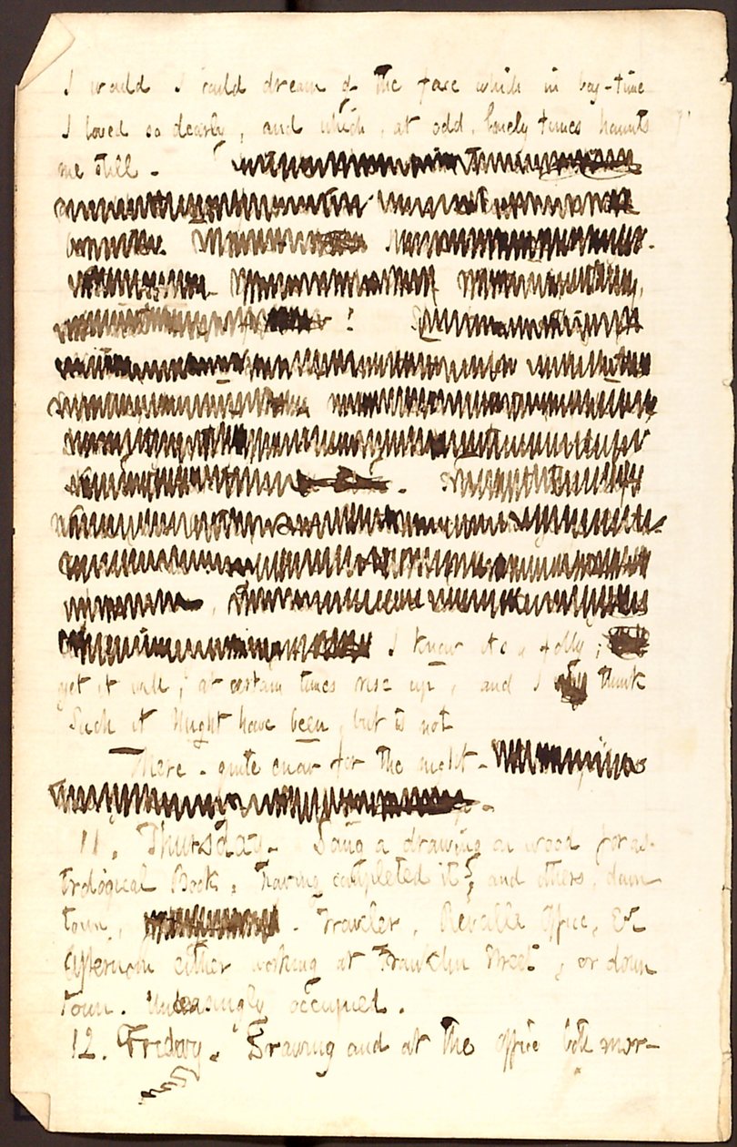 Thomas Butler Gunn Diaries- svazek 3, strana 44, 10. – 12. Prosince 1851 od Thomas Butler Gunn