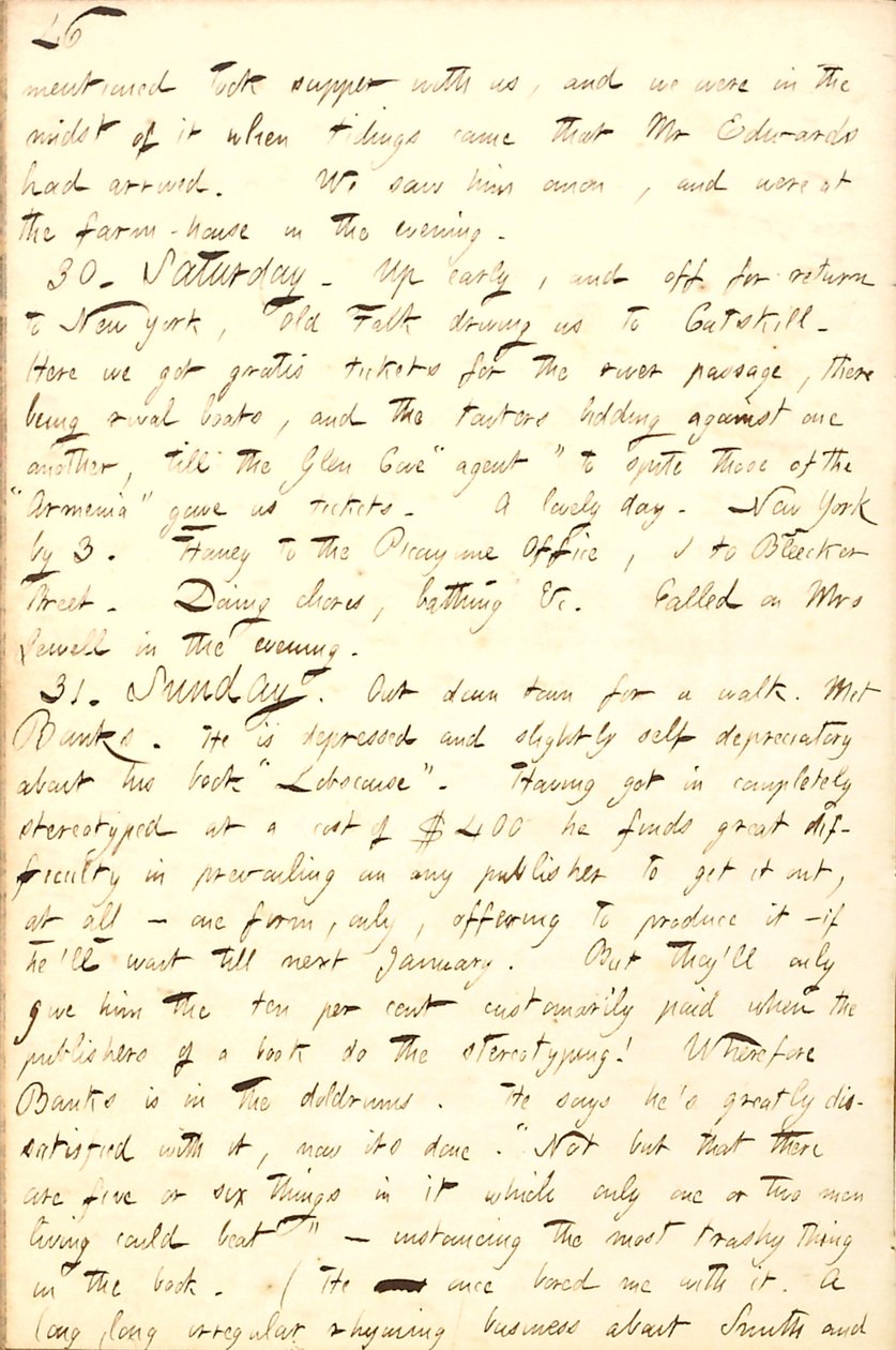 Thomas Butler Gunn Diaries- svazek 8, strana 53, 29.- 31. srpna 1856 od Thomas Butler Gunn