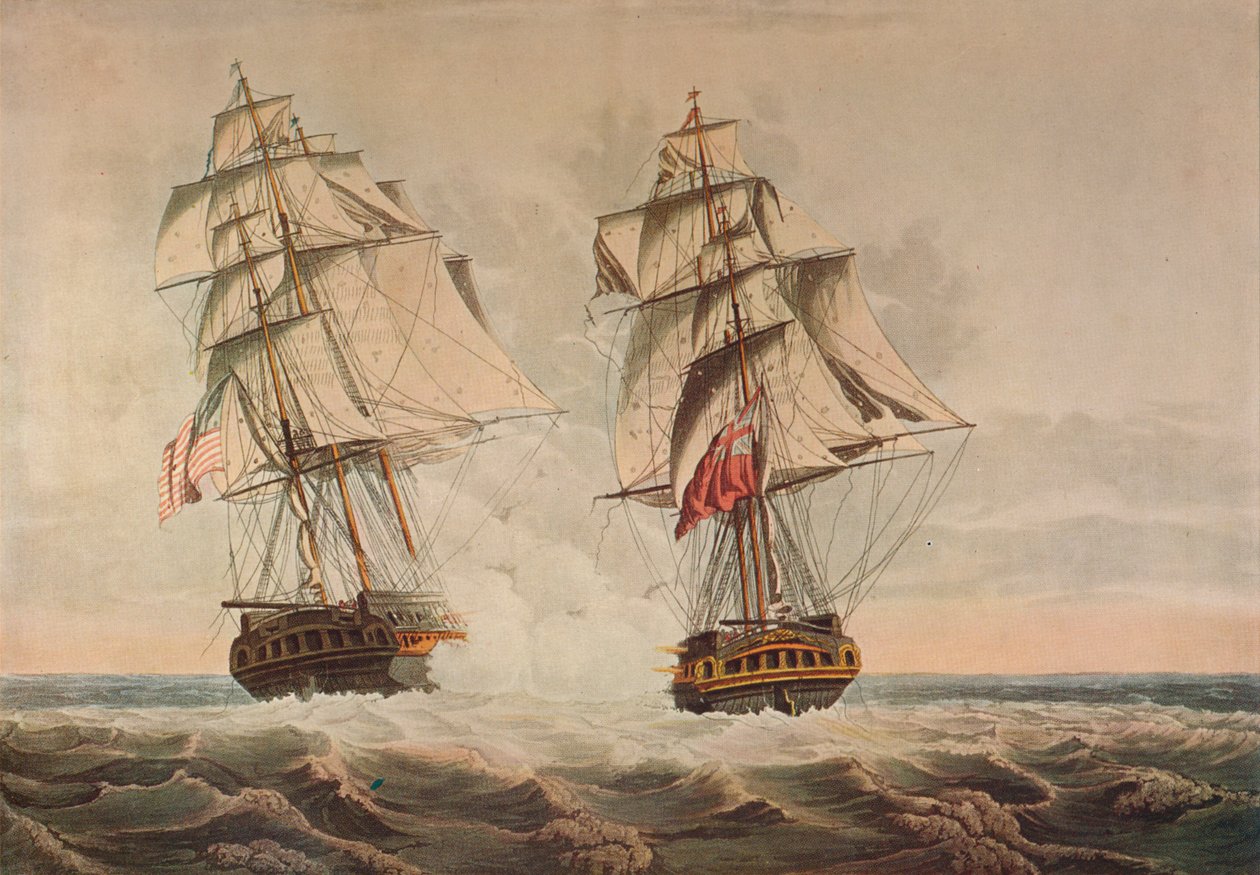 Zajetí prezidenta, c1815 od Thomas Buttersworth