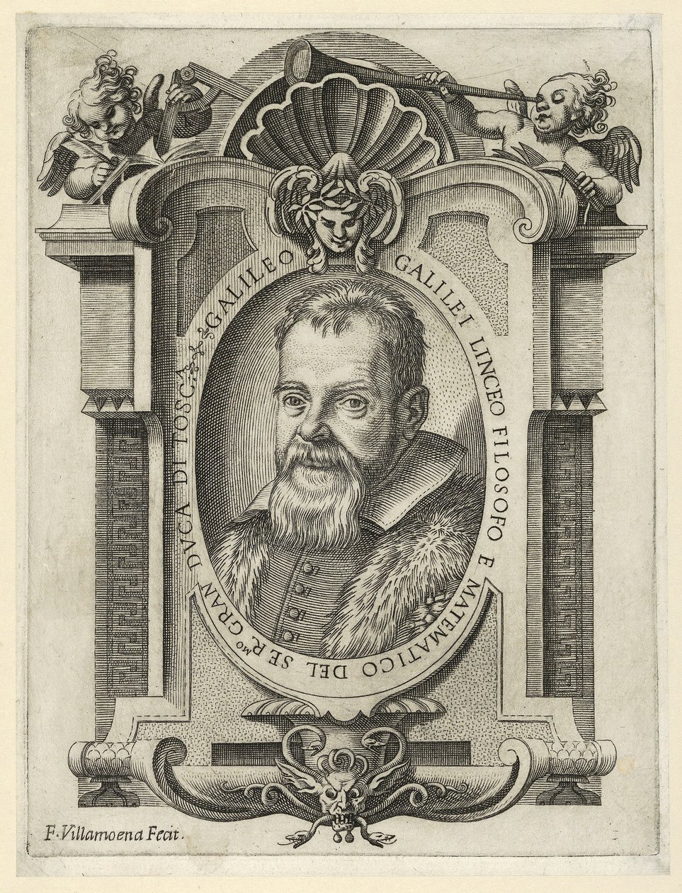 Galileo Galilei, pub.1613 od Thomas Buttersworth