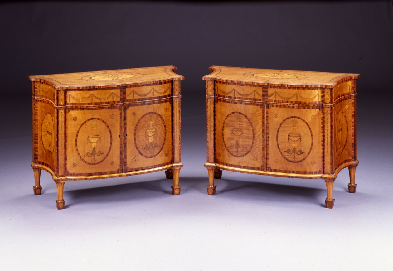 Pár komod George III (harewood & kingwood) od Thomas Chippendale