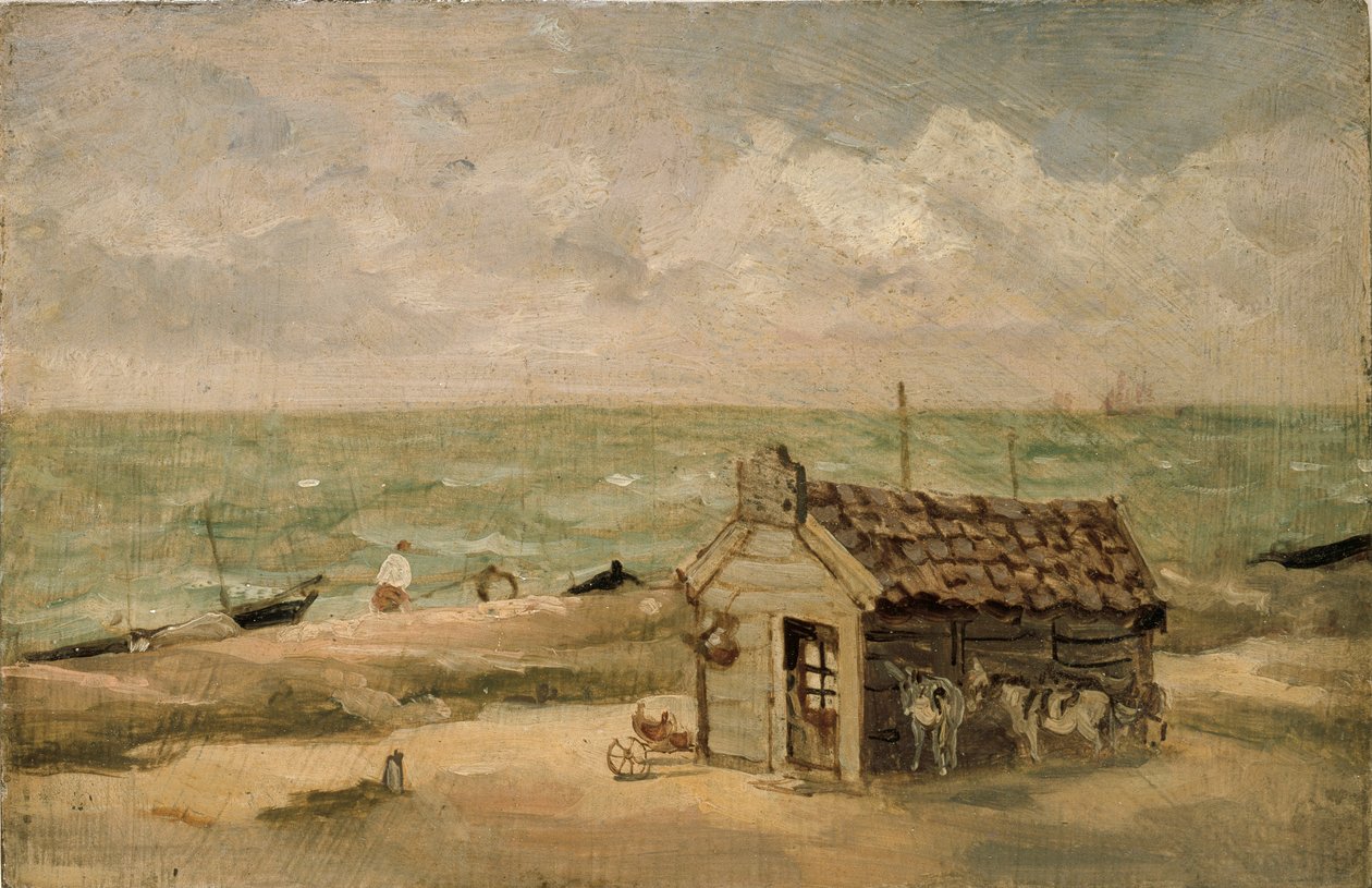 Rybářská chata u moře, počátek 19. století od Thomas Churchyard