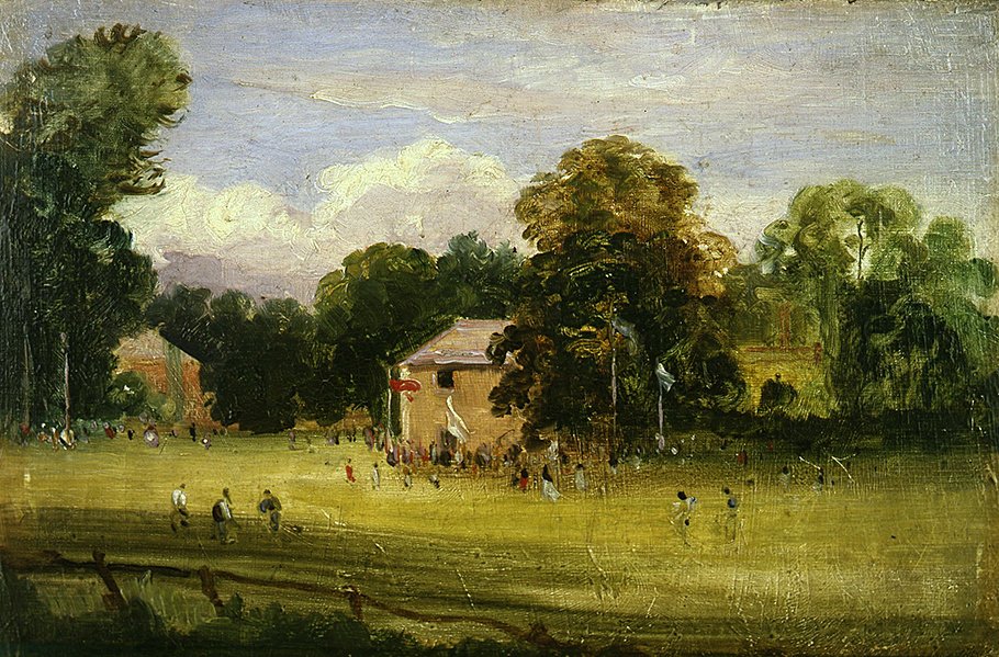 Village Fair, East Bergholt (olej na panelu) od Thomas Churchyard