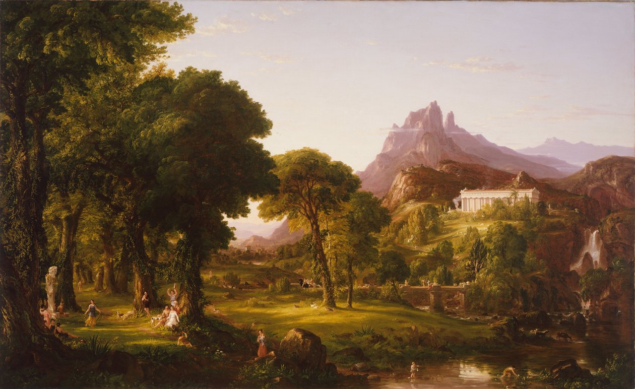 Sen o Arkádii od Thomas Cole