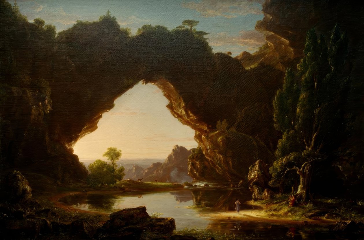 Večer v Arcady od Thomas Cole