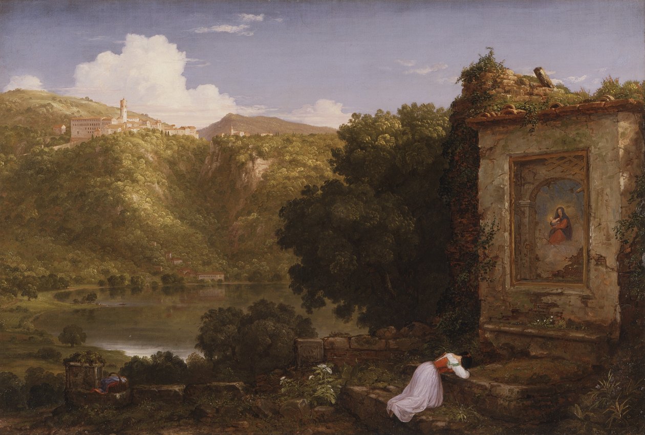 Zamyšlený, 1845 od Thomas Cole