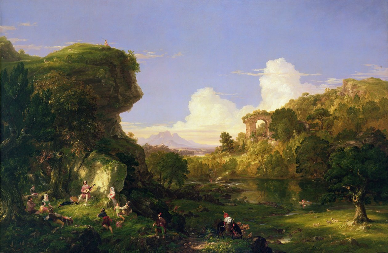 Italská krajina od Thomas Cole