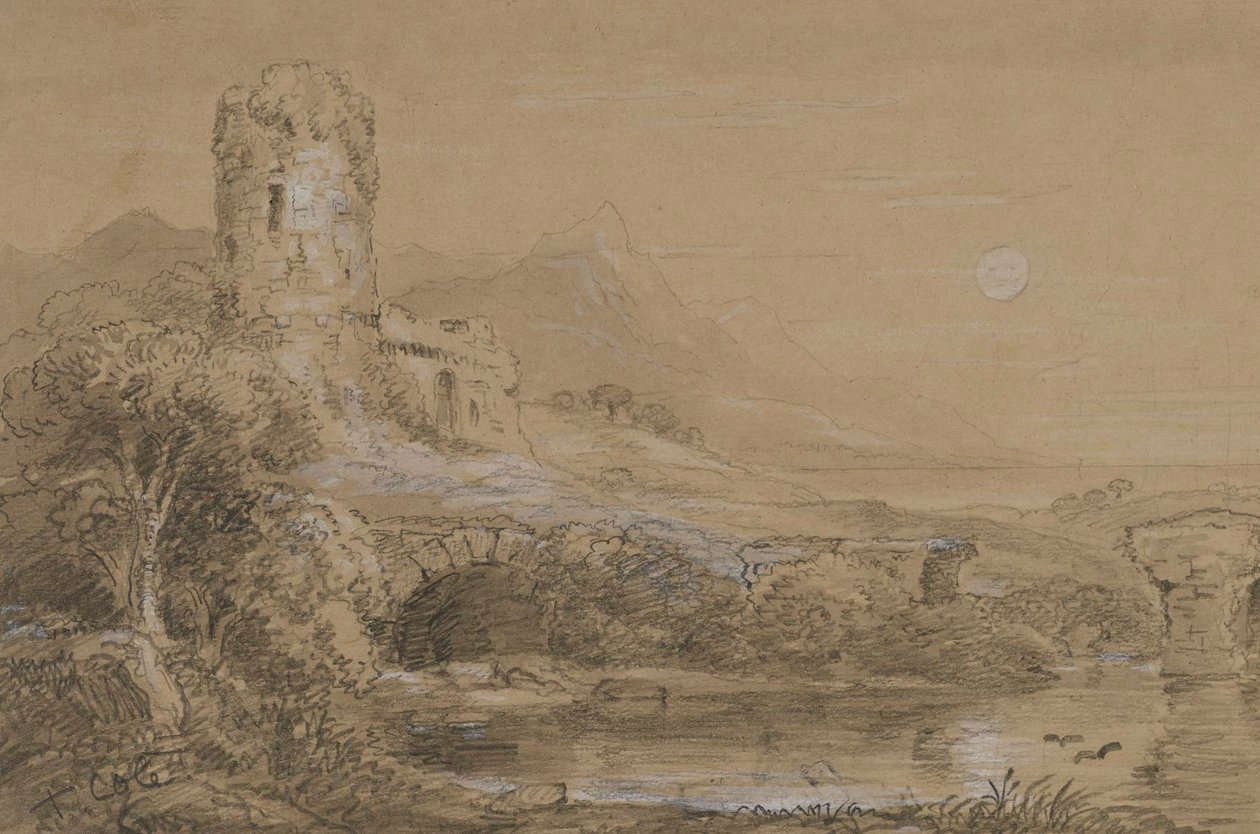 Italská krajina od Thomas Cole