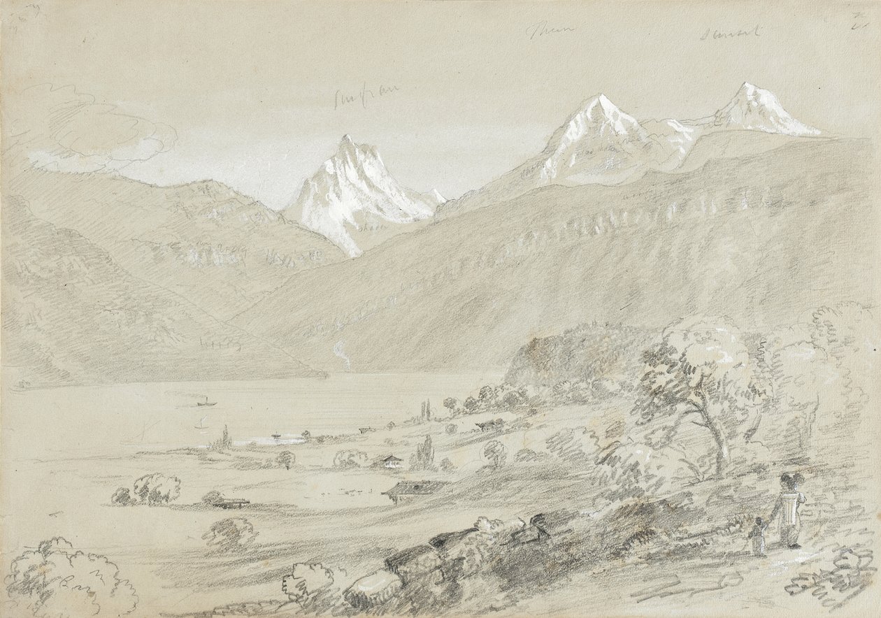 Krajina s Jungfrau od Thomas Cole