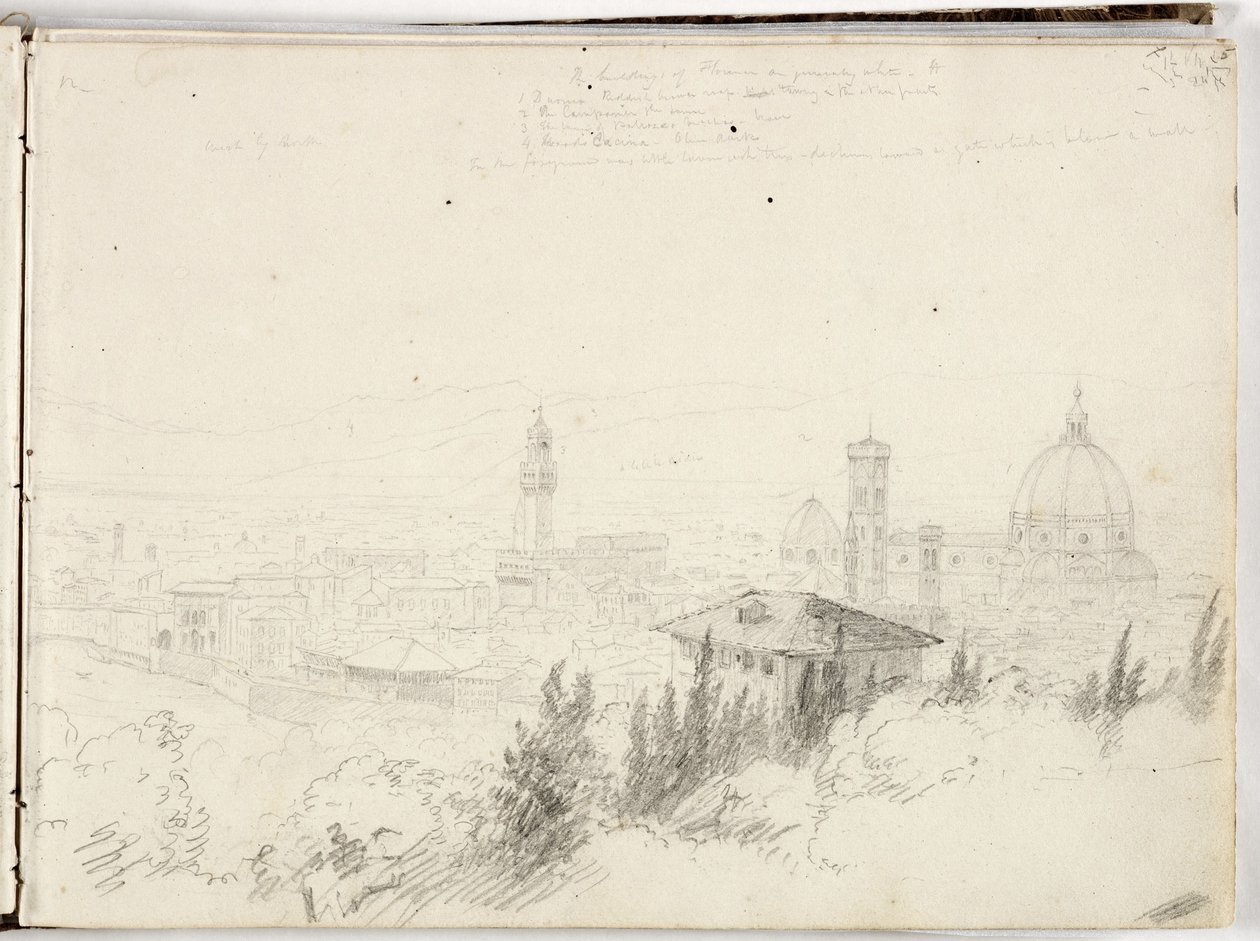 Panorama Florencie od Thomas Cole