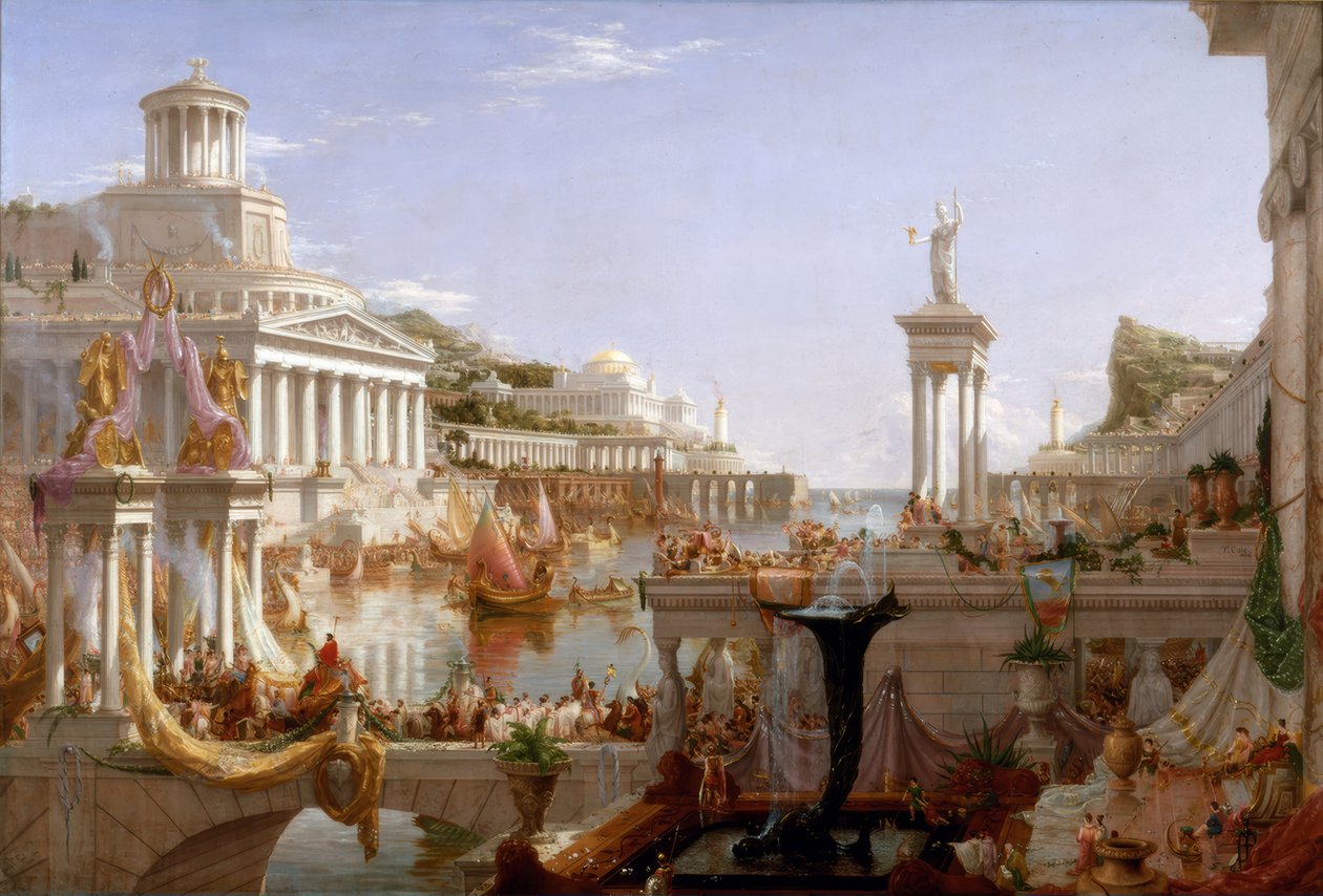 The Consummation of Empire / T. Cole / Painting, 1836 od Thomas Cole