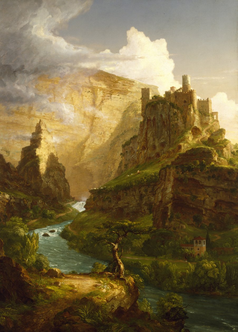 Fontána Vaucluse od Thomas Cole