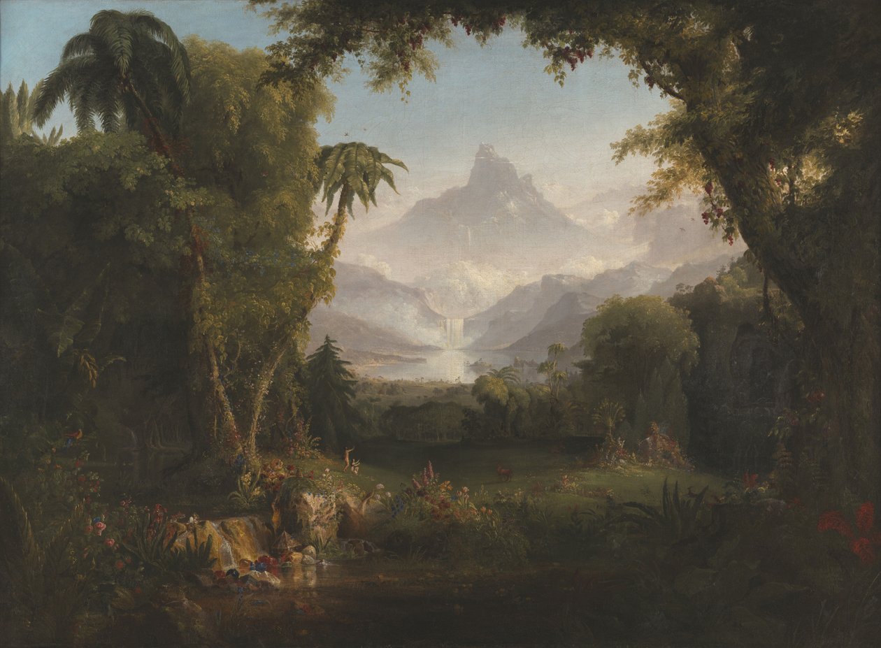 Rajská zahrada  od Thomas Cole