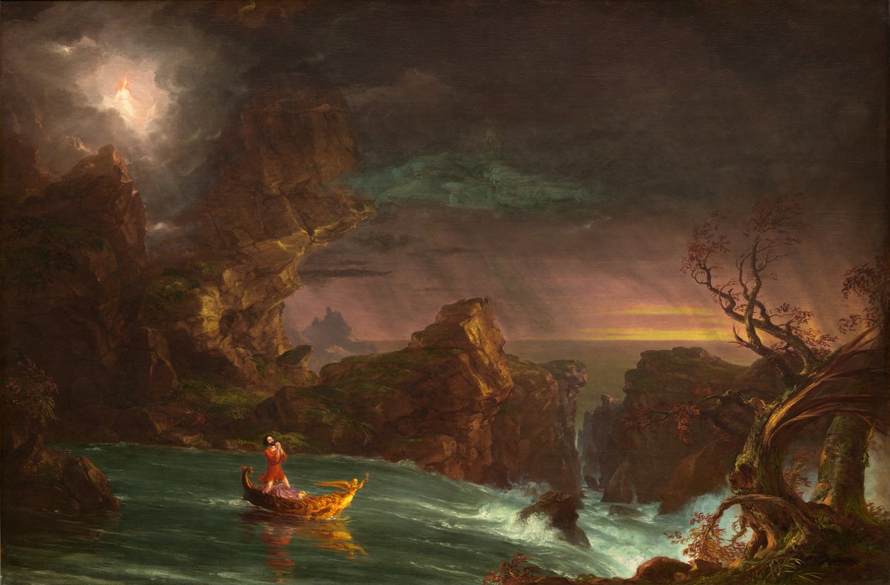 The Voyage of Life: Manhood od Thomas Cole