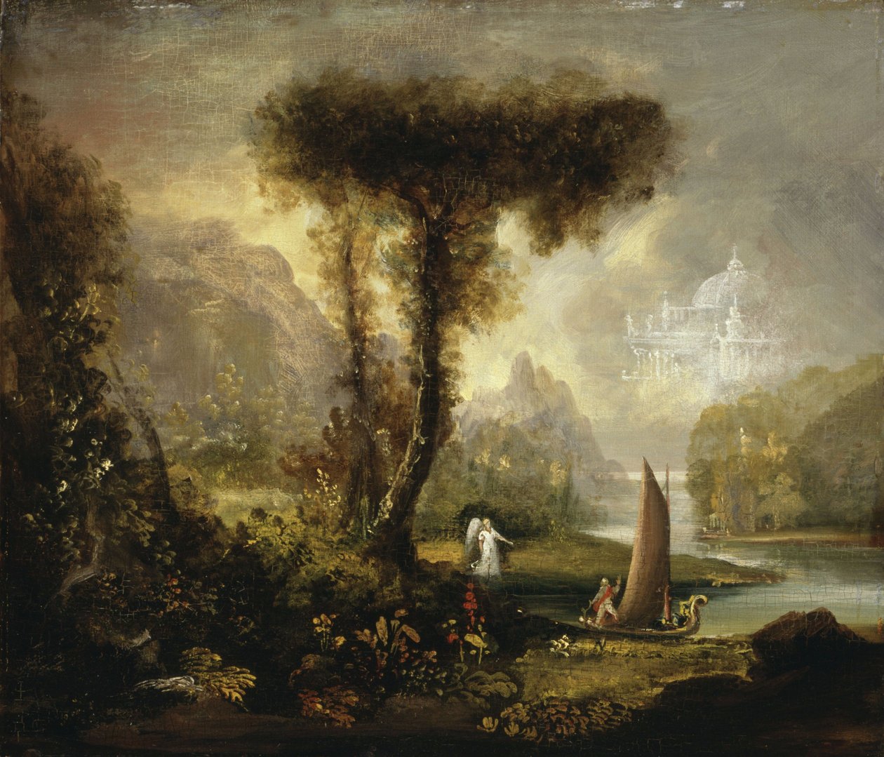 Cesta života: Mládí (studie) od Thomas Cole