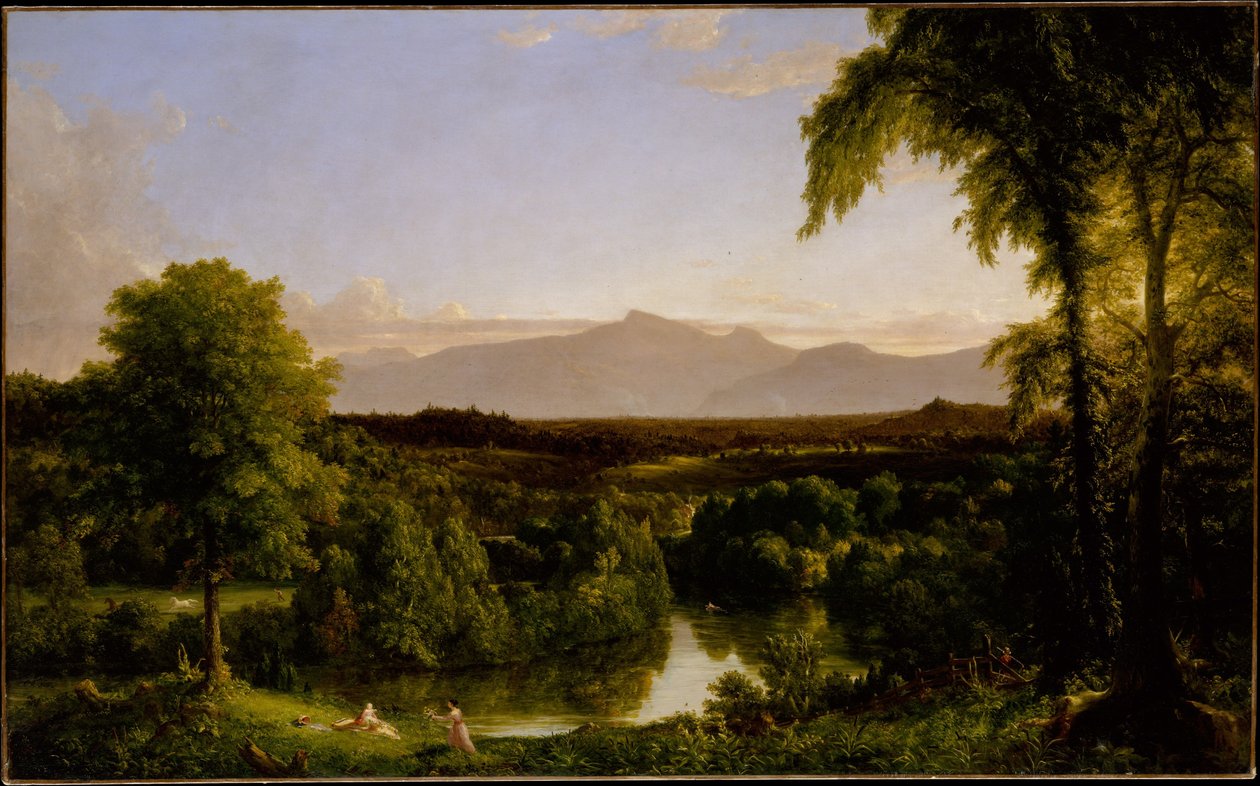 Pohled na Catskills - časný podzim od Thomas Cole