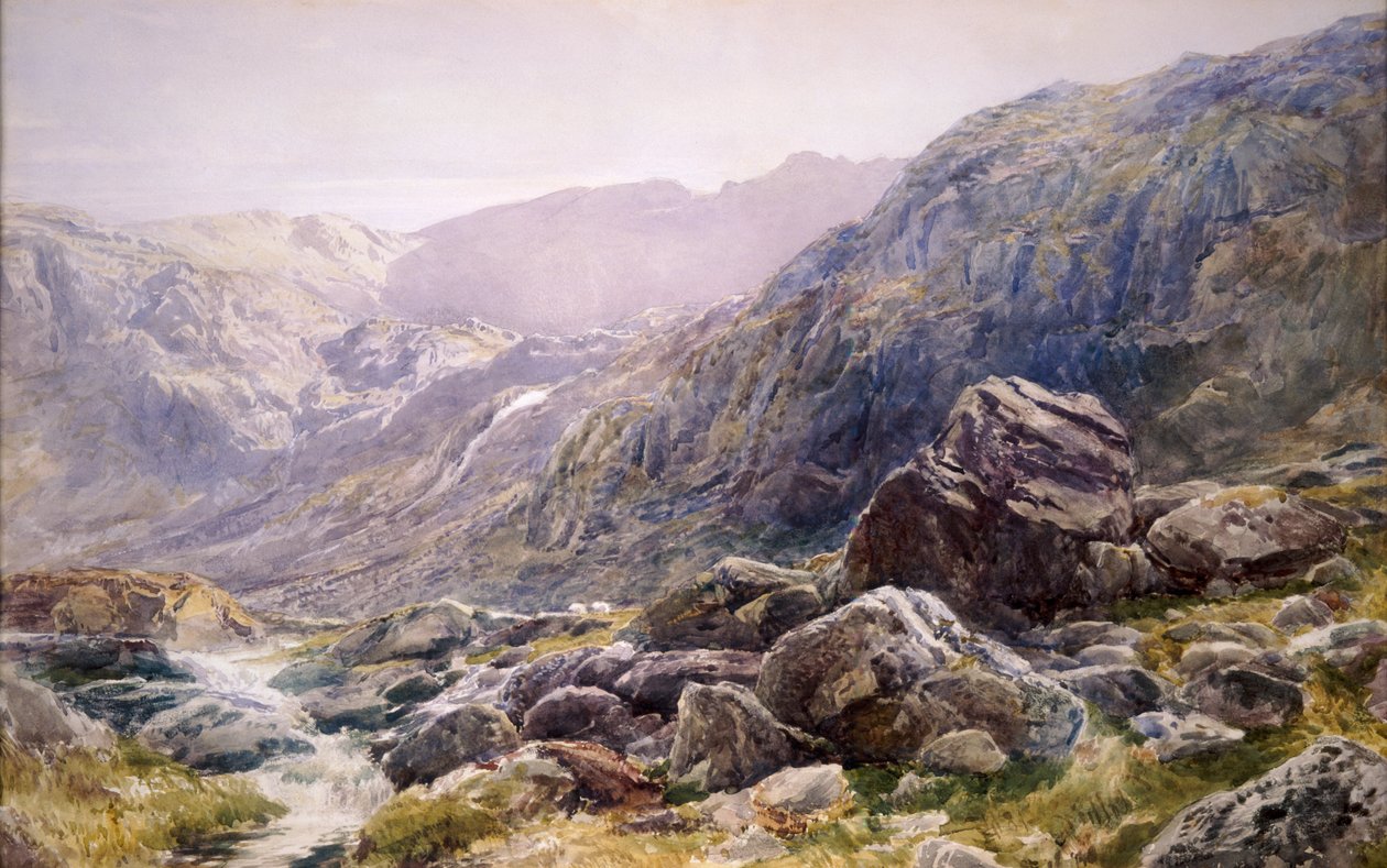 Průsmyk Llanberis, 1875. od Thomas Collier