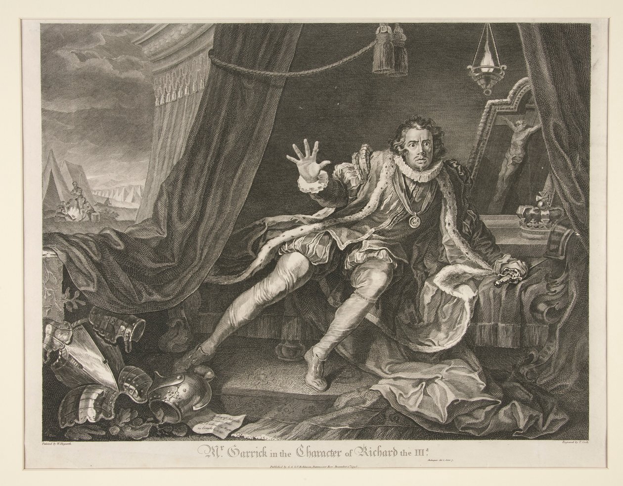 Pan Garrick v postavě Richarda III od Thomas Cook