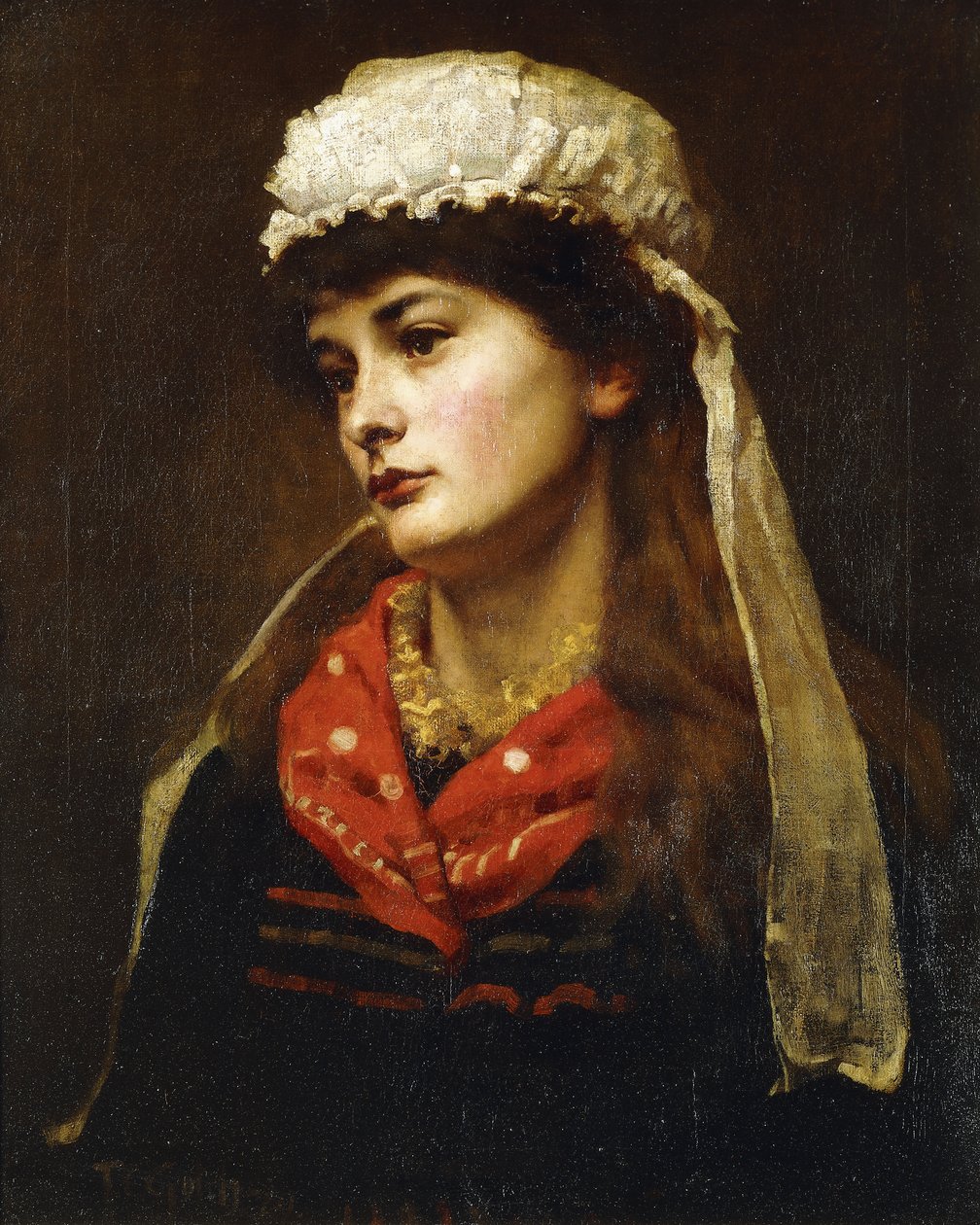 A Newlyn Lass, 1889 od Thomas Cooper Gotch