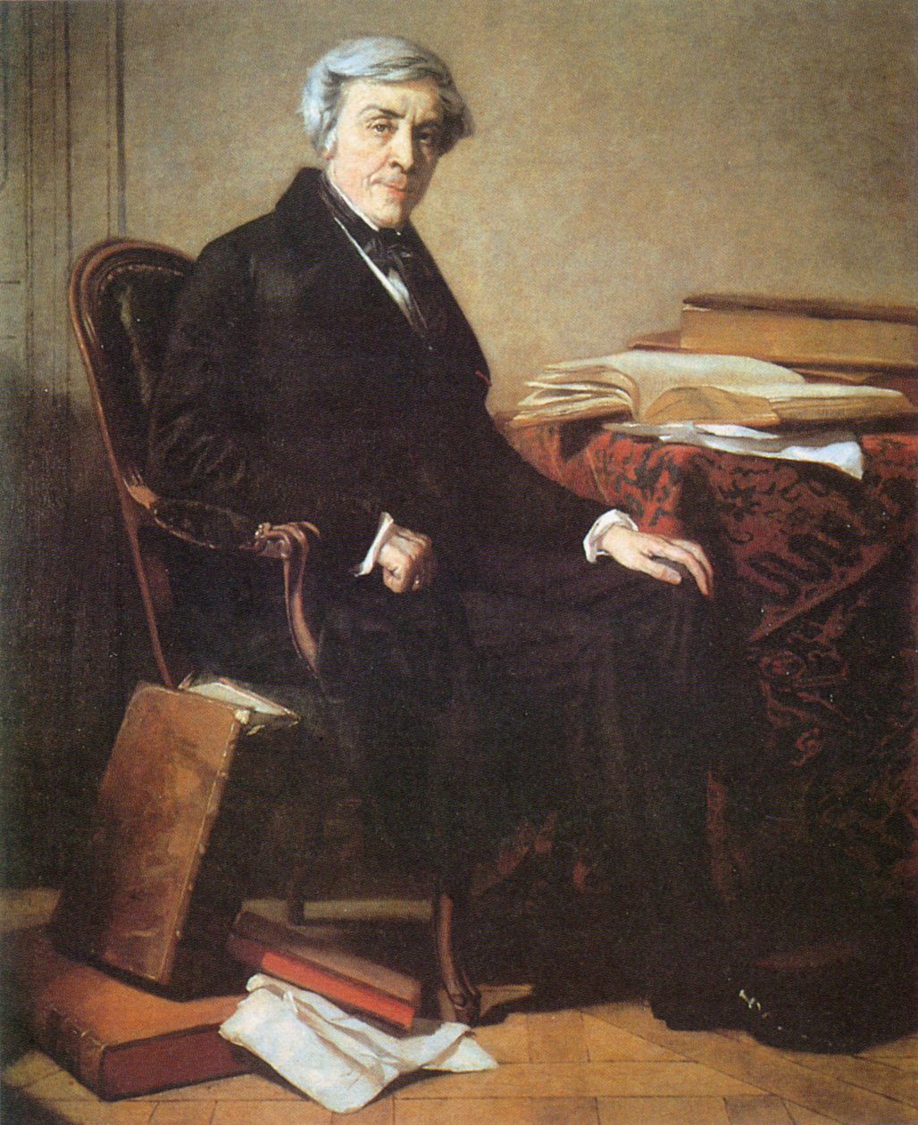 Portrét Julese Micheleta (1798-1874) od Thomas Couture