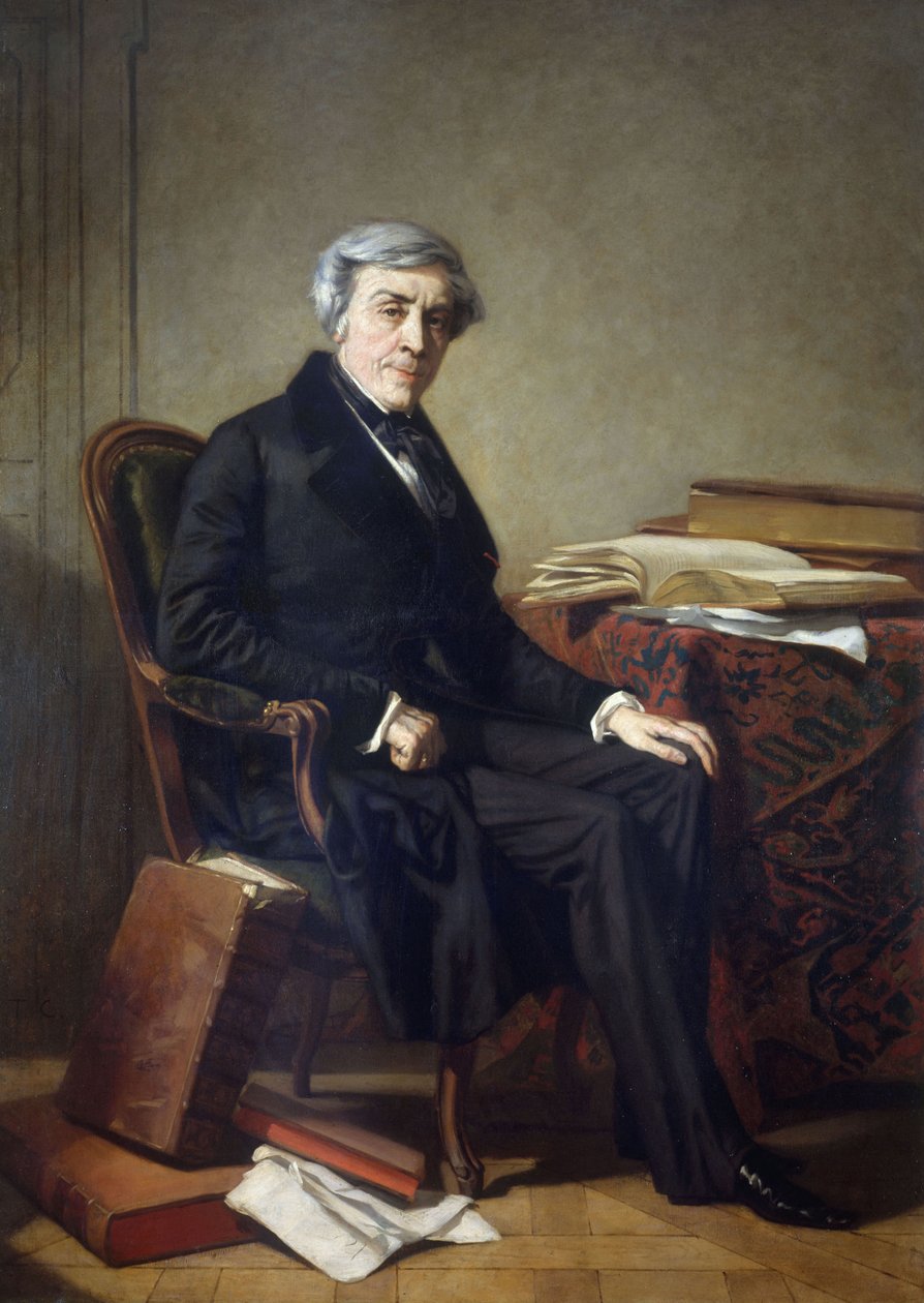 Portrét Julese Micheleta 1798-1874, cca 1865. od Thomas Couture
