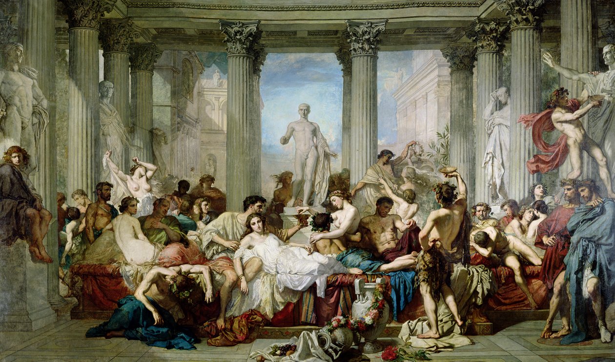 Římané ve své dekadenci od Thomas Couture