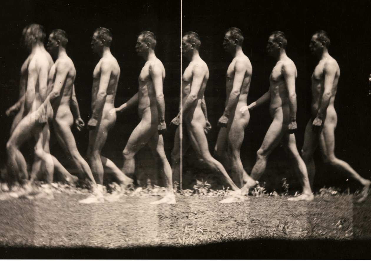 Muž chodící stroboskopická fotografie od Thomas Cowperthwait Eakins