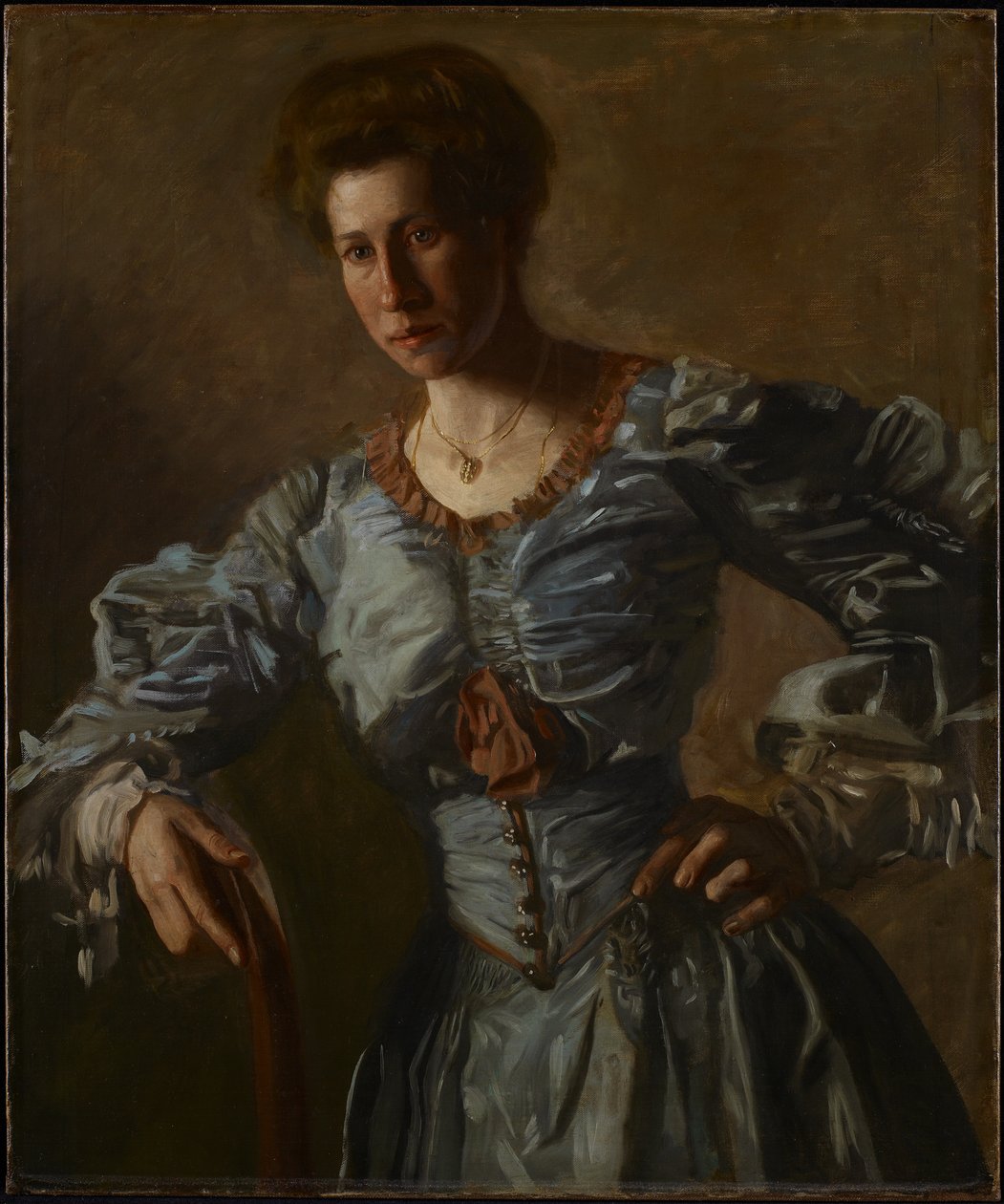 Portrét Elizabeth L. Burtonové, cca 1905-06 (olej na plátně) od Thomas Cowperthwait Eakins