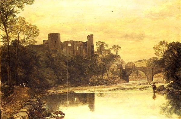 Barnard Castle On The Tees (olej na plátně) od Thomas Creswick