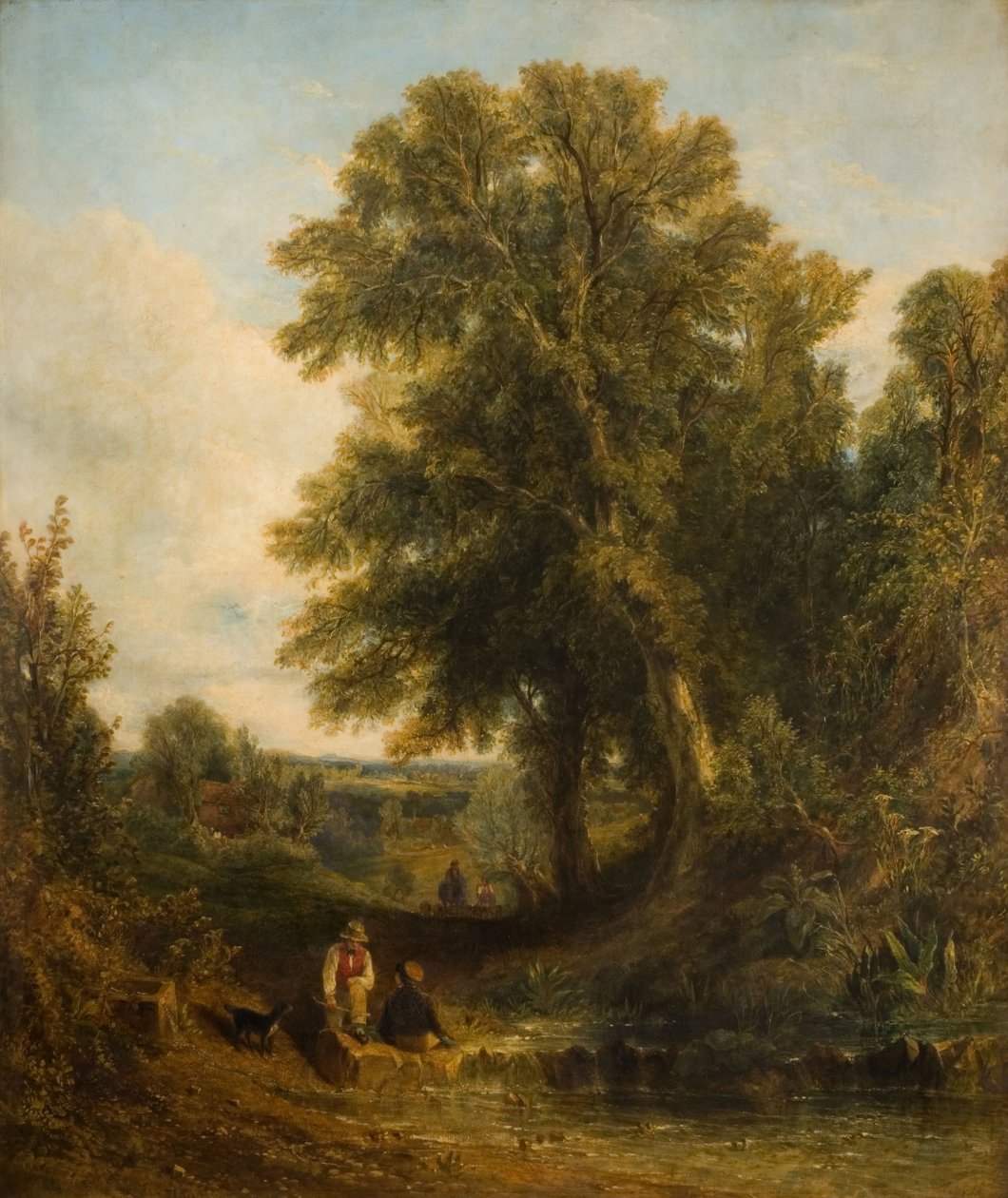 Anglická krajina, 1829. od Thomas Creswick