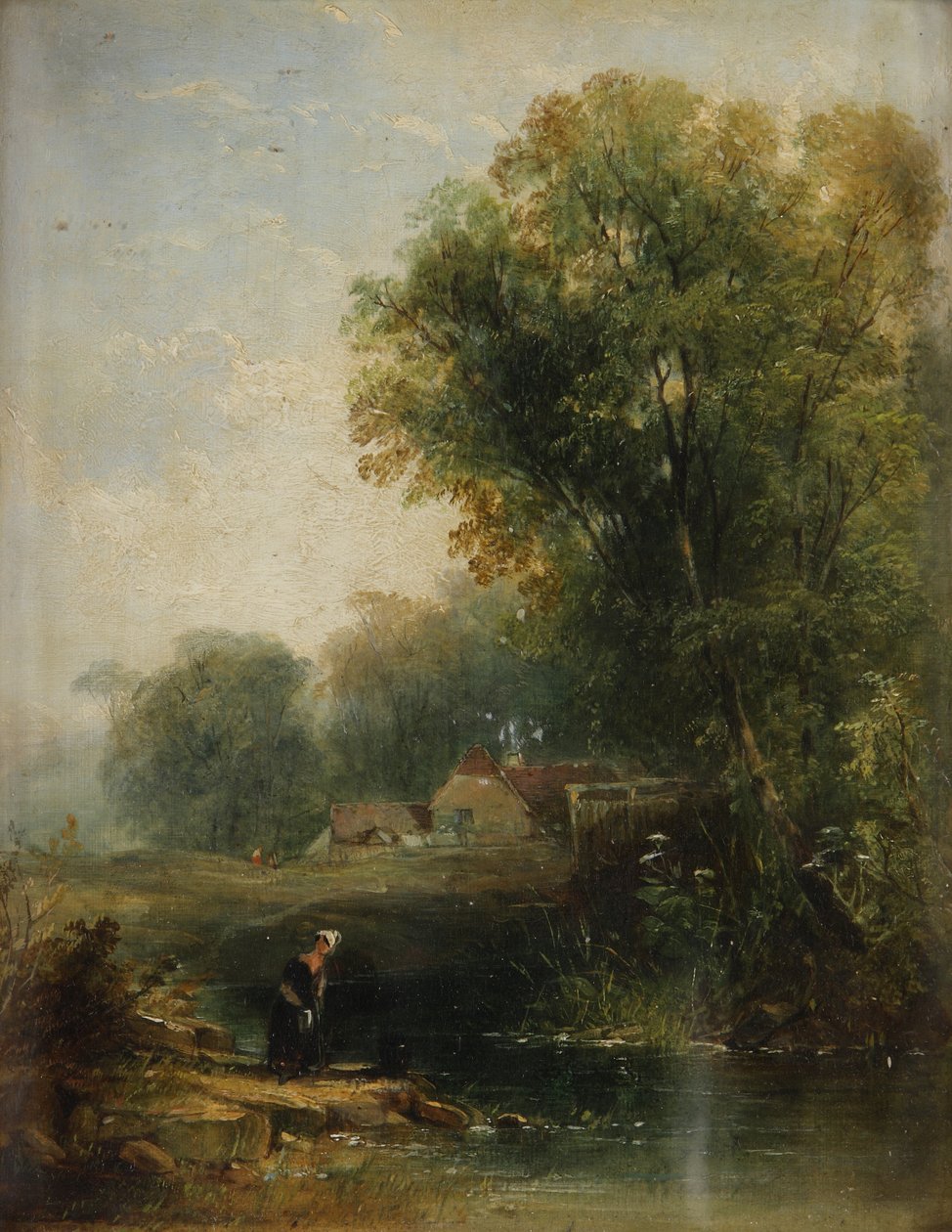 Blízko bitvy, Kent od Thomas Creswick