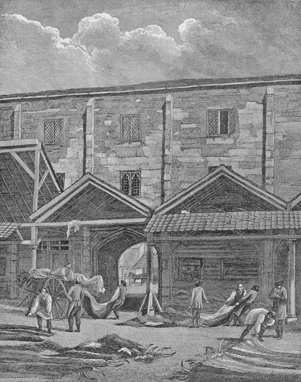 Skin Market, Leadenhall, City of London, 1825 1911 od Thomas Dale