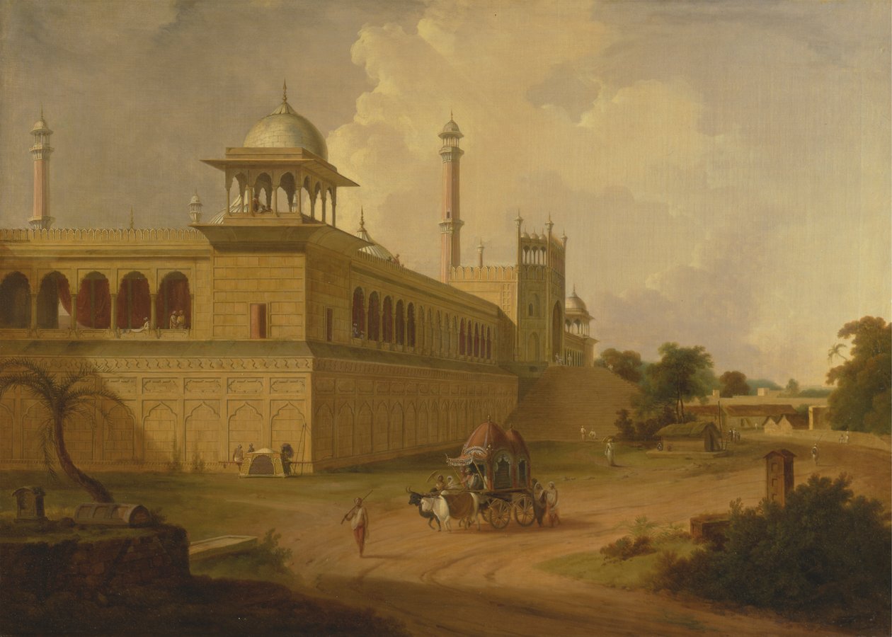 Jama Masjid, Dillí od Thomas Daniell