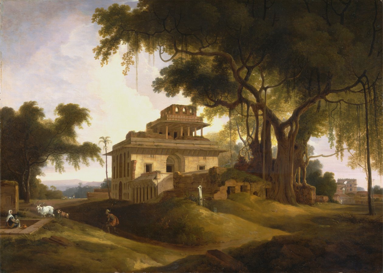 Ruiny Nauratan, Sasaram, Bihar od Thomas Daniell